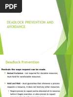 Deadlock Prevention and Avoidance