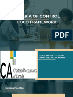 Criteria of Control Coco Framework