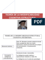 TEORÍA DE LA MODIFICABILIDAD  COGNITIVA ESTRUCTURAL