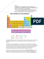 Qué Es Tabla Periódica