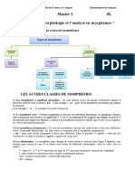 Suite Du TD - Morphologie Et Analyse en Morphèmes