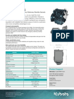 Kubota Spec Sheet V3300 Standby