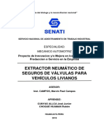 Extractor neumático de seguros de válvulas