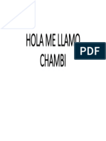 HOLA ME LLAMO CHAMBI.pptx