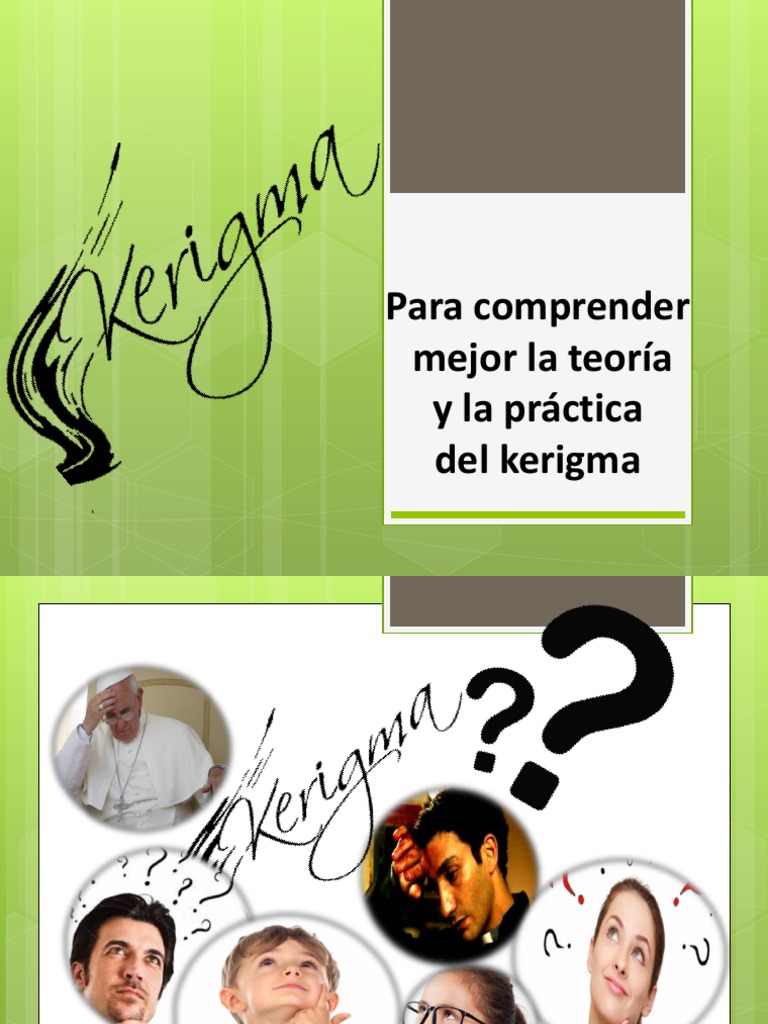 El Kerigma: Anuncio del Amor de Dios | PDF | Evangelización | Jesús