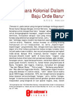 Ben Anderson Negara Kolonial Dalam Baju Orde Baru PDF