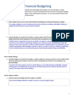 Eschool Ela Career Development Unit 3-Module 1 Assessment - Budgeting