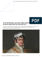 Si Era El Deseado, ¿Por Qué Ningún Historiador Es Capaz de Decir Algo Bueno de Fernando VII_ _ ICON _ EL PAÍS