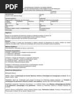 Patrimonio Cultural No Brasil ECI101