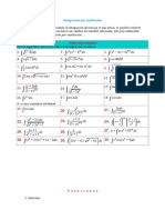 Integración por sustitución: ejercicios resueltos