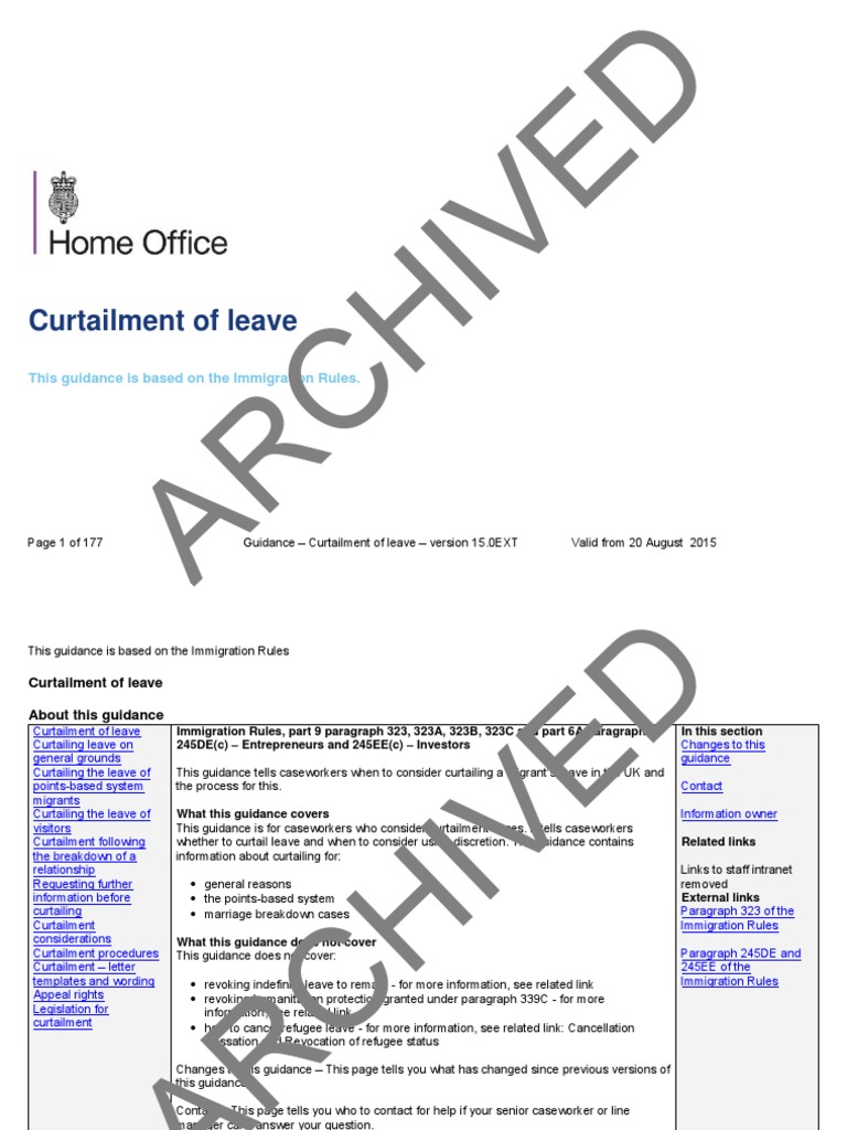 Curtailment V15 0 Ext Clean A Immigration Discovery Law
