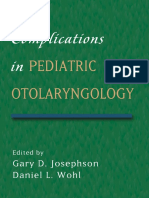 Complications of Pediatric Otolaryngology (1)