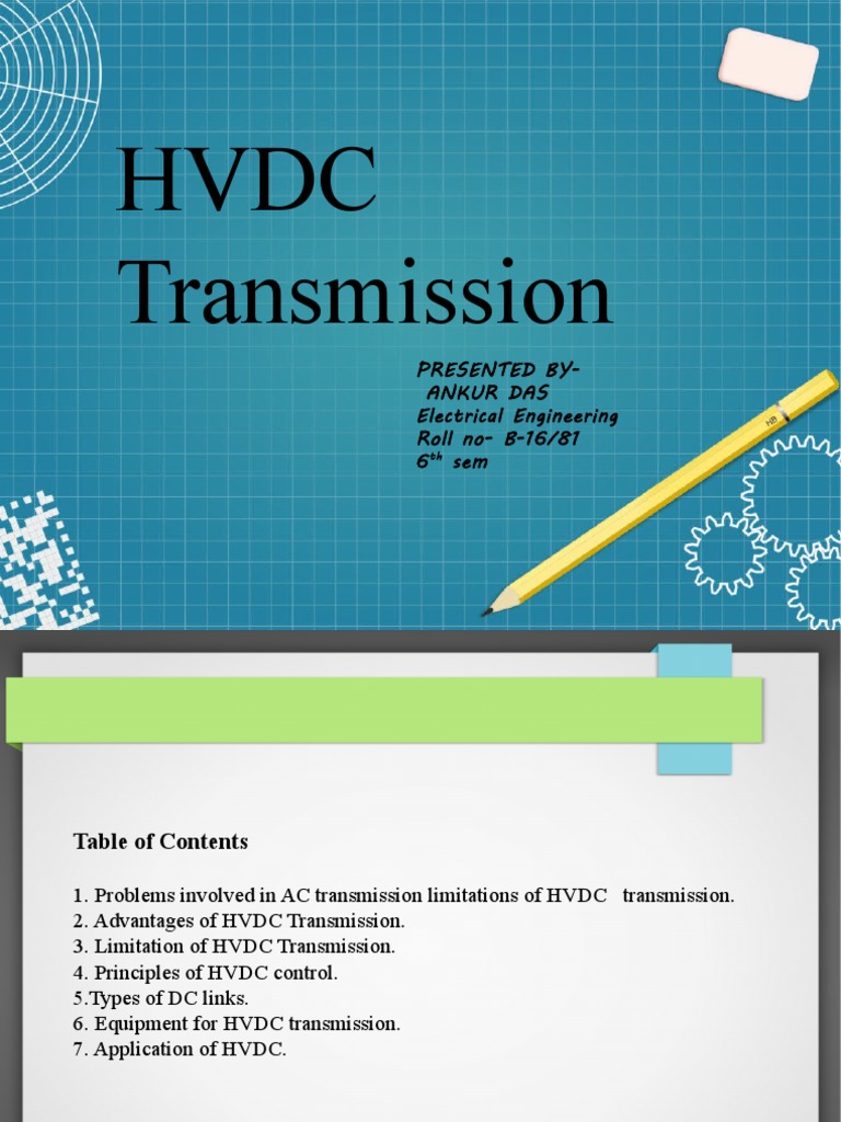 Overview of HVDC Transmission Systems | PDF | High Voltage Direct ...