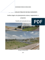 Espaços Residuais Públicos em Belo Horizonte: Análises Legais e Do Planejamento Urbano, Mapeamento e Propostas