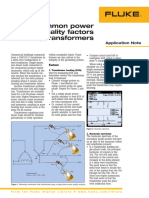 Common Power Quality Factors Affecting Transformers: Application Note