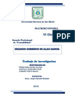 Segundo Gobierno de Alan Garcia Perez Macroeconomia