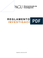 Reglamento Investigación