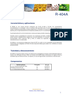 Ficha Tecnica R404A PDF