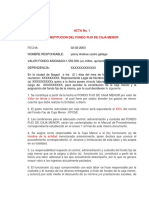 7 Modelo Acta de Constitución Fondo Fijo Caja Menor