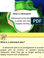 What Is Retirement?: Retirement Is The Status of A Worker Who Has Stopped Working