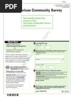 American Community Survey Sample