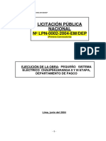 Bases de Licitacion PDF