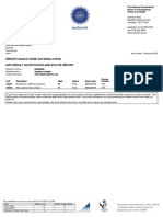 NEBOSH Award in Health and Safety at Work Unit Result Notification and Status Report