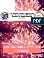 Staffing and Committee Planning Sample