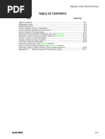 Control Systems Highway Class Paver/Finishers: Task Page No