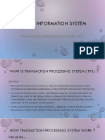 Type of Information System
