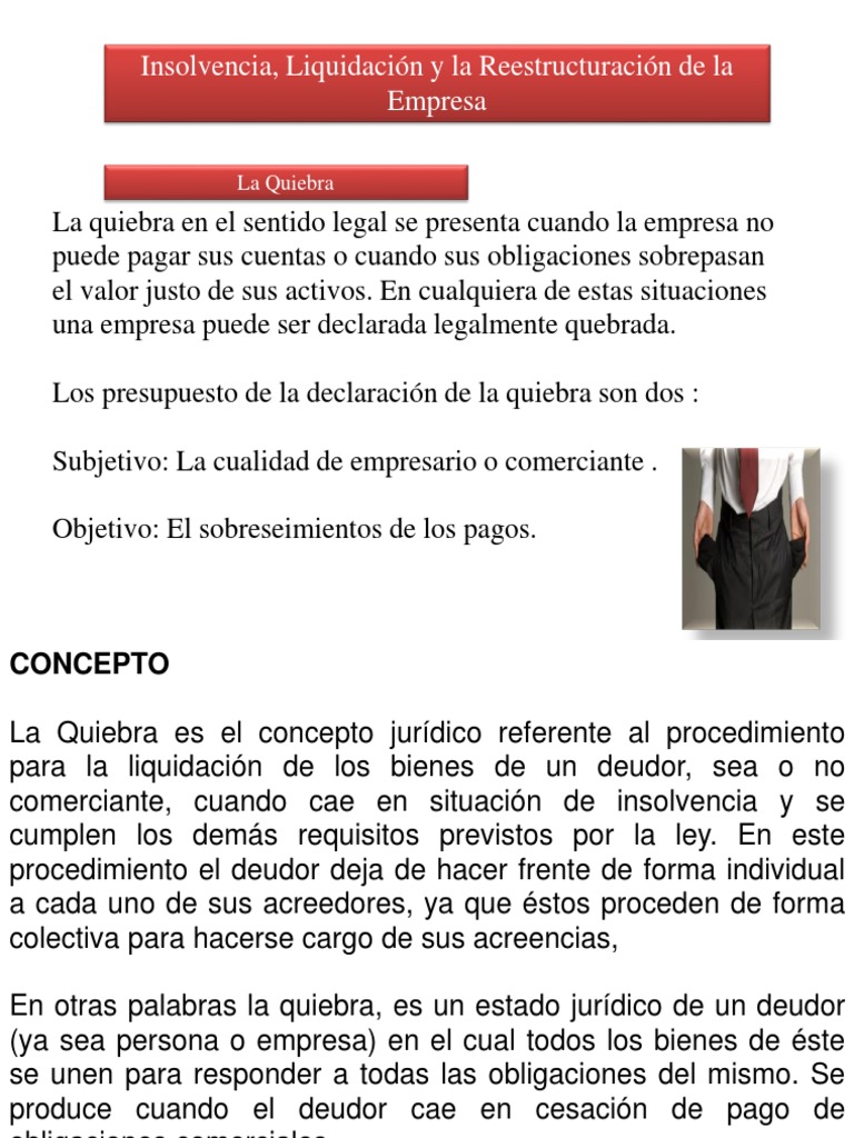 Quiebra | PDF | Administración judicial | Bancarrota
