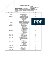 Oop Course Structure