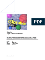 Client Gibraltar Server Comparison (Microsoft Design Document)
