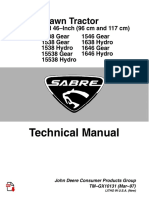 TMGX10131 - Sabre Lawn Tractor 38-Inch & 46-Inch (96 Cm and 117 Cm) (1338 Gear, 1538 Gear, 1538 Hydro, 15538 Gear, 15538 Hydro, 1546 Gear, 1638 Hydro, 1646 Gear, 1646 Hydro) Technical Manual_download