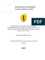 Determinación de la composición química proximal, carbohidratos totales, azúcares libres y fructanos del tipo inulina-fructooligosacáridos del yacón (Smallenthus+sonchifolius