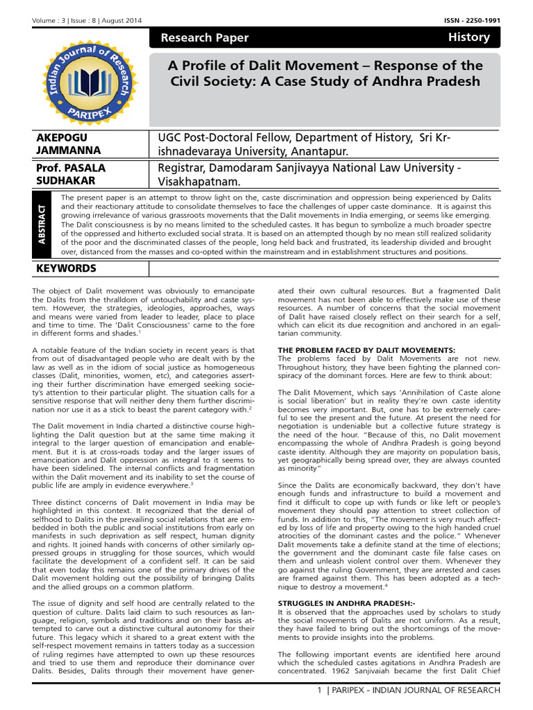 August 2014 1408782779 74 | PDF | Dalit | Social Movements