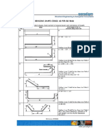 Bar Bending Shape Codes per British Standard BS 8666