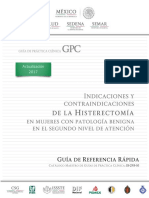 Indicaciones y Contraindicaciones de La Histerectomía en Mujeres Con Patología Benigna en El Segundo Nivel de Atención