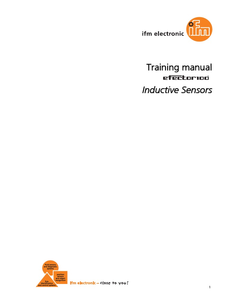 Training Manual: Inductive Sensors | PDF | Electromagnetic Induction ...