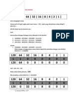 Modul Konversi Biner Desimal, Desimal Biner