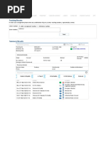 Tracking Details Format