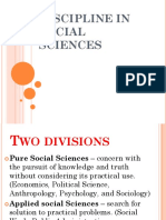 Discipline in Social Sciences