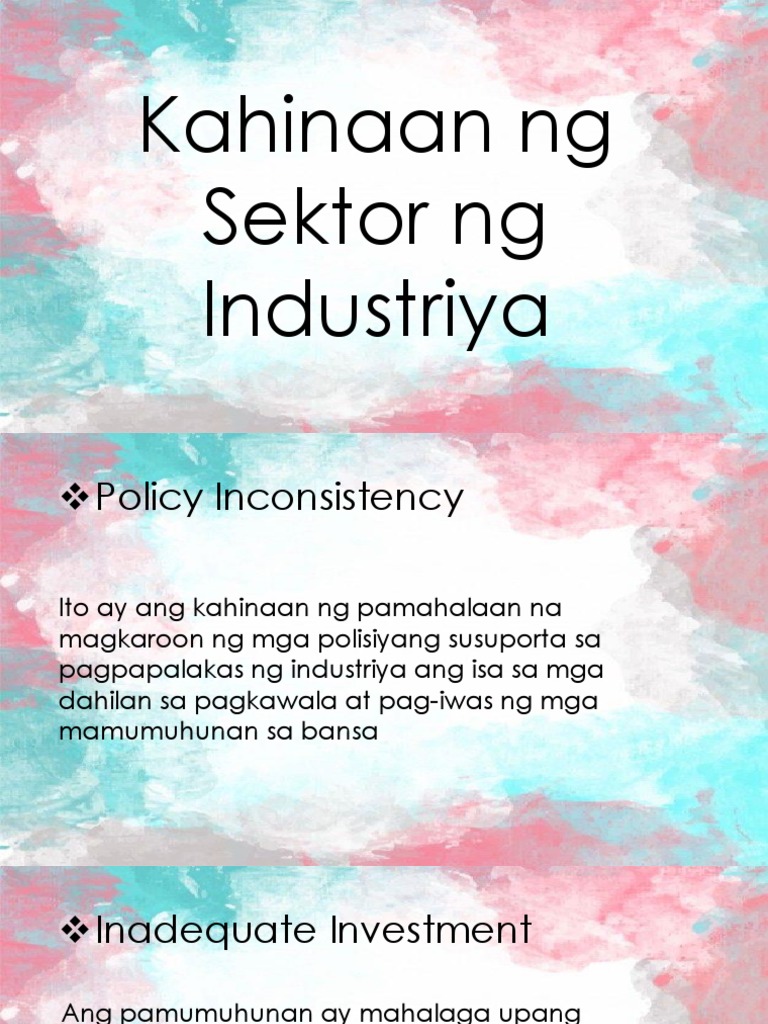 kahinaan-ng-sektor-ng-industriya-pdf