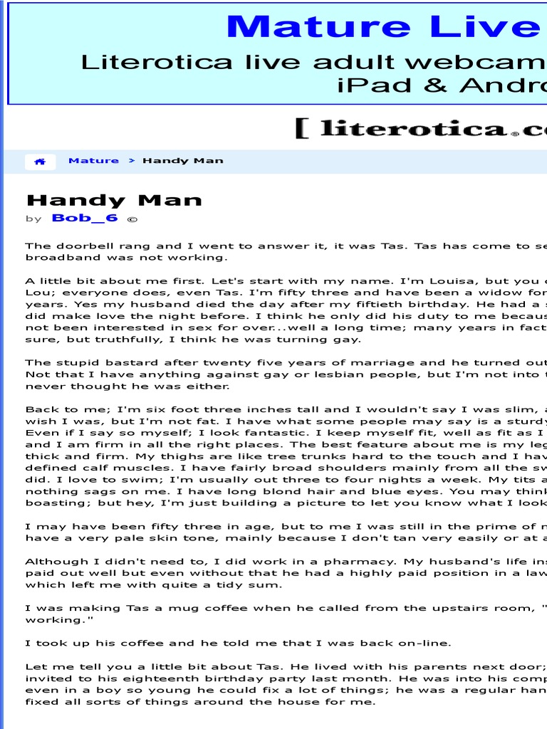 HTTPS: - WWW - Literotica.com - S - Handy-Man-7 | PDF | Language Arts ...