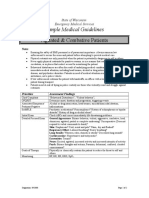 Agitated & Combative Patients: Sample Medical Guidelines