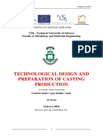 Technological Design and Preparation of Casting Production