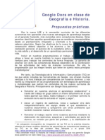 Google Docs en Clase de Geografia e Historia