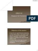 Singapore Soil Formations Overview