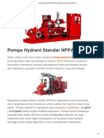 Pompa Hydrant Standar NFPA Digunakan Untuk Memompa Air