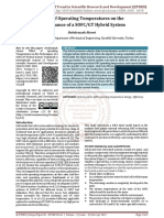 Effect of Operating Temperatures On The Performance of A SOFC GT Hybrid System